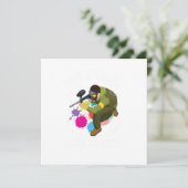 Als je slaapt, krijg je blauwe plekken Paintball-s Kaart (Staand voorkant)