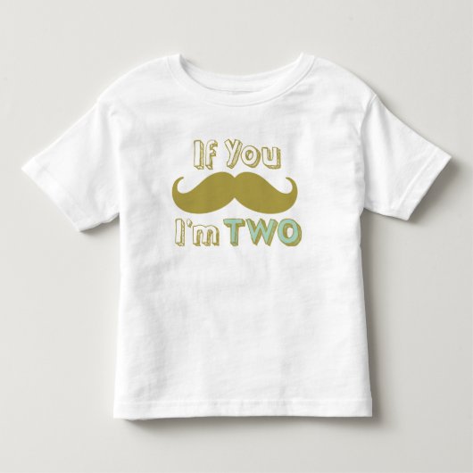 Als je snor, ik ben twee Shirt (Voorkant)