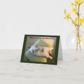 Als je te snel eet kaart (Gele Bloem)