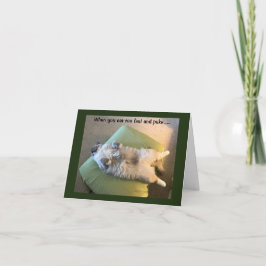 Als je te snel eet kaart