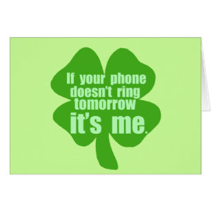 Als je telefoon morgen niet komt, ben ik het