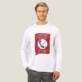 Als je telefoon niet draait, ben ik Sarcasm. Tri-Blend Shirt (Voorkant)