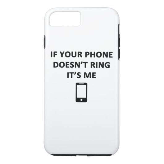 Als je telefoon niet rinkelt ben ik het Case-Mate iPhone case (Achterkant)