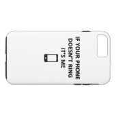Als je telefoon niet rinkelt ben ik het Case-Mate iPhone case (Achterkant (Horizontaal))