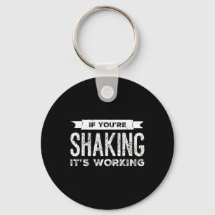 Als je trilt, werkt het Funny Pilates Yoga  Sleutelhanger