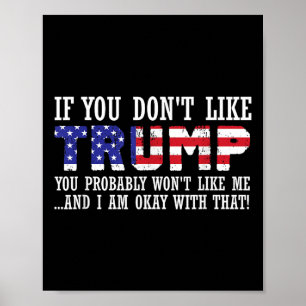 Als je Trump niet leuk vindt dan ben je net zo als Poster