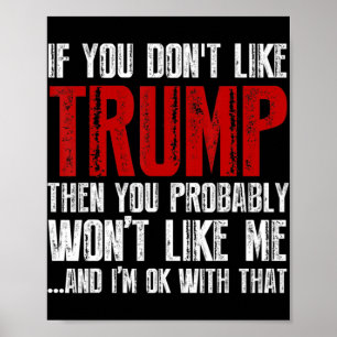 Als je Trump niet leuk vindt  Poster