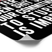 Als je Trump nog steeds haat na dit Biden Show Poster (Hoek)