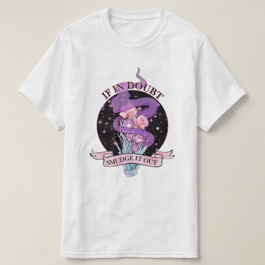 Als je twijfelt, gooi het dan weg t-shirt (Design voorkant)