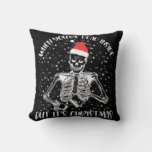 Als je van binnen dood bent maar het is kerstseizo kussen