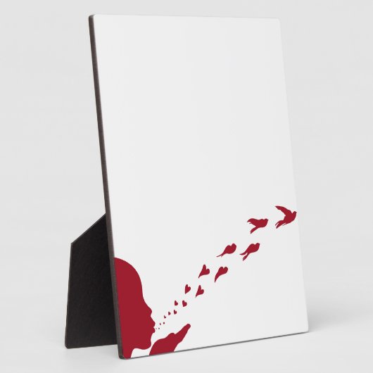 Als je van iets houdt, laat het dan vrij fotoplaat (Zijkant)