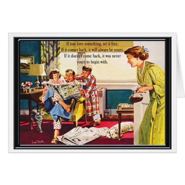 Als je van iets houdt, stel het dan vrij... (Voorkant Horizontaal)