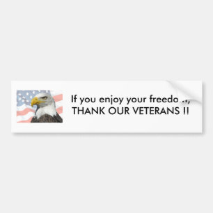 Als je van je vrijheid geniet, DAN.. Bumpersticker