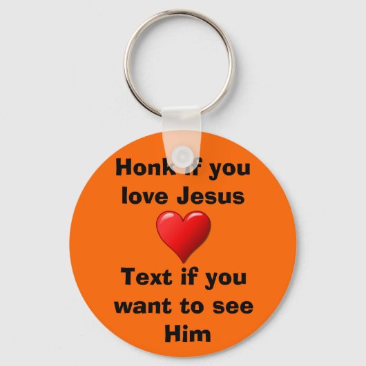 Als je van Jezus Sleutelhanger houdt (Voorkant)