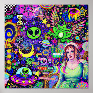 Als je van me houdt, hou je niet van me Trippy F Poster