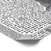 Als je van me houdt, Obey mijn woord. Poster (Hoek)