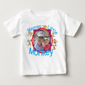 Als je van MONKEYS houdt, hou je van dit baby t-sh (Voorkant)