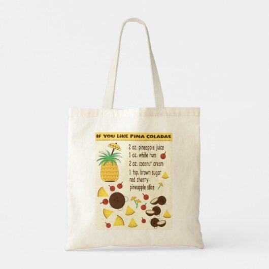 Als je van Pina Coladas tas houdt (Achterkant)