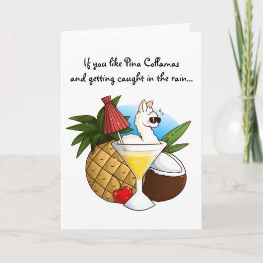 Als je van Pina Collamas houdt Kaart (Voorkant)