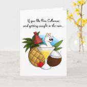 Als je van Pina Collamas houdt Kaart (Gele Bloem)