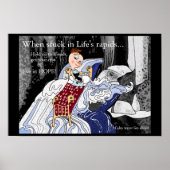 Als je vastzit in de Rapids van Life.. Poster (Voorkant)