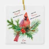 Als je verder gelooft dan wat je ogen kunnen zien keramisch ornament (Voorkant)