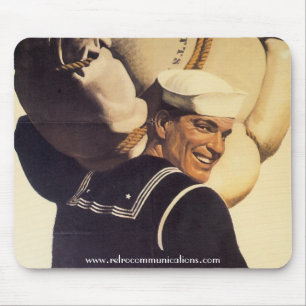 "Als je vertelt waar hij heen gaat..." Muismat