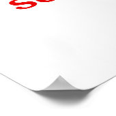 Als je verwacht dat mijn examens gemakkelijk zijn, poster (Hoek)