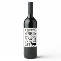 Als je vrijgezel bent en je weet dat het wijn labe