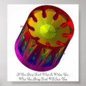 Als je wat er in je zit, wat je poster (Voorkant)