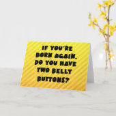 Als je weer geboren bent.. kaart (Gele Bloem)
