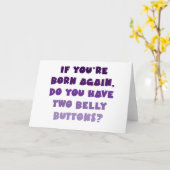 Als je weer geboren wordt... kaart (Gele Bloem)