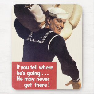 Als je weet waar hij heen gaat... muismat