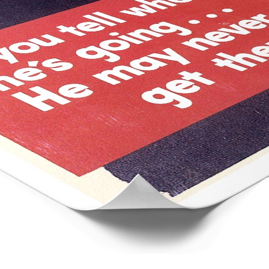 Als je weet waar hij heen gaat... poster (Hoek)