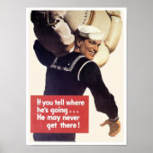 Als je weet waar hij heen gaat... poster (Voorkant)