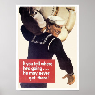 Als je weet waar hij heen gaat... poster