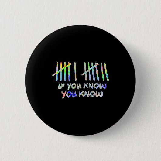Als Je Weet Weet Je 67 Zes Zeven Meme  Ronde Button 5,7 Cm (Voorkant)