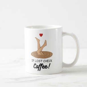 Als je weg bent, check de koffie Funny Coffee Love Koffiemok
