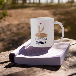 Als je weg bent, check de koffie Funny Coffee Love Koffiemok