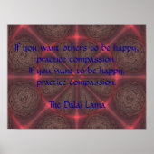 Als je wilt dat anderen gelukkig zijn - Poster (Voorkant)