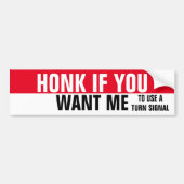 ALS JE WILT DAT IK EEN BOCHTSIGNAAL GEBRUIK BUMPERSTICKER (Voorkant)