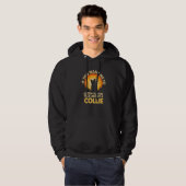 Als je wilt dat ik luister, praat dan over Dog Col Hoodie (Voorkant volledig)