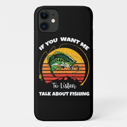Als je wilt dat ik luister, praat dan over vissen Case-Mate iPhone case (Achterkant)