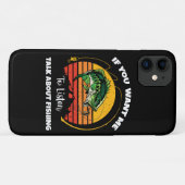 Als je wilt dat ik luister, praat dan over vissen Case-Mate iPhone case (Achterkant (horizontaal))