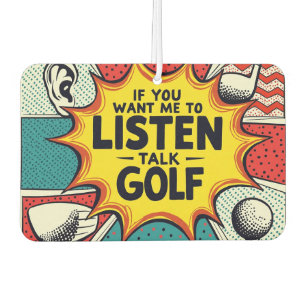 Als je wilt dat ik naar golfcadeau luister luchtverfrisser