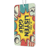 Als je wilt dat ik naar golfcadeau luister luchtverfrisser (Links)