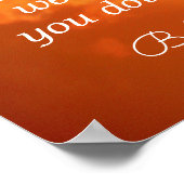 Als je wilt vliegen ***Buddha Citaat** Poster (Hoek)