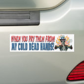 Als je ze van mijn KOUD laat zien... Bumpersticker (Op auto)