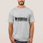 Als je ziet dat ik loop... Funny Bomb-technicus T-shirt (Voorkant)