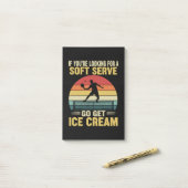 Als je zoekt naar een zachte serve pickleball post-it® notes (Op bureau)